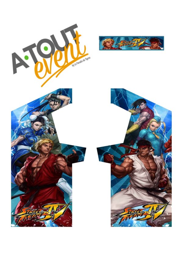 Image d'un(e) Borne d'Arcade Street Fighter disponible à la location pour les événements privés ou d'entreprise | Le Paradis de Tigrou