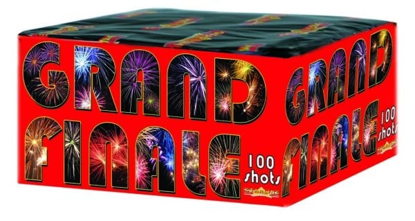 Packshot d'une batterie de feu d'artifice - Grand Finale