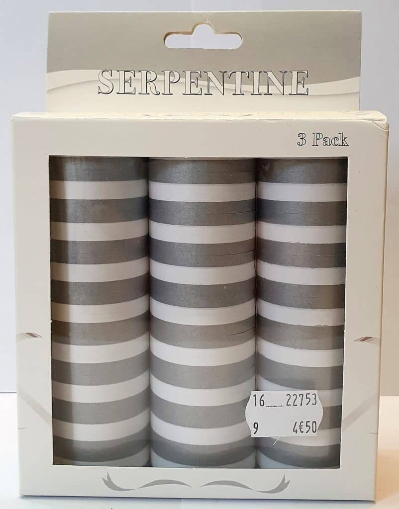 Serpentins De Fête Folat - Blanc - Pour Décoration événements - Normes Sécurité UE - 25 Ans D'expérience