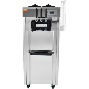 Machine à glace italienne professionnelle sur roulettes – 2 parfums + 1 mix, haut débit de production, panneau LED et compresseur puissant | disponible à la location sur Le Paradis de Tigrou