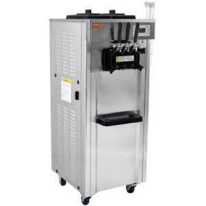 Machine à glace italienne professionnelle sur roulettes – 2 parfums + 1 mix, haut débit de production, panneau LED et compresseur puissant | disponible à la location sur Le Paradis de Tigrou