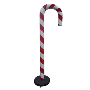 Une canne à sucre de Noël – Location chez Le Paradis de Tigrou 🍭🎄 Ajoutez une touche gourmande et féerique à vos décors de Noël avec cette magnifique canne à sucre de 2,20 m de hauteur. Idéale pour vos vitrines, événements, marchés de Noël et animations.